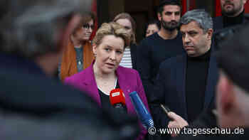 Berlins Regierende Bürgermeisterin Giffey will Koalition mit CDU vorschlagen