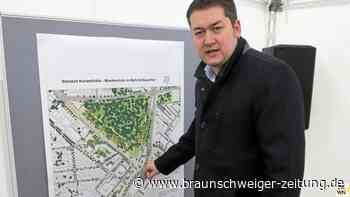 Konzerthalle in Braunschweig Grüne für Kornblums Plan