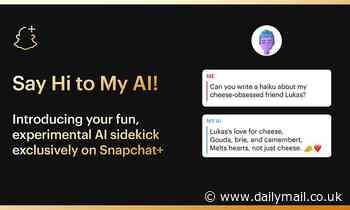 Snapchat launches its own AI chatbot - but warns it 'can be tricked into saying just about ANYTHING'