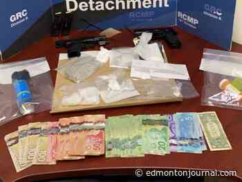 Search warrant nets drugs, weapons, three arrests in northern Alberta: RCMP