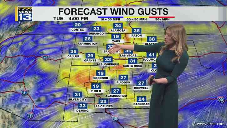 Strong winds and snow return to New Mexico