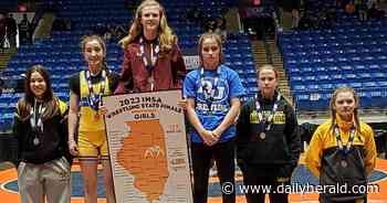 Hiller becomes Loyola's first girls wrestling champ, second overall