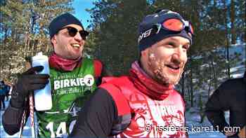 Two Minnesota skiers complete entire Birkebeiner on one pair of skis