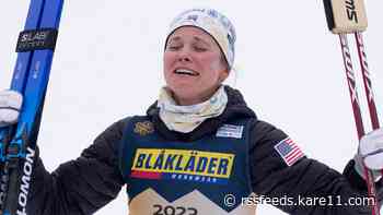 Minnesotan Jessie Diggins becomes first US cross-country skier to win individual world title