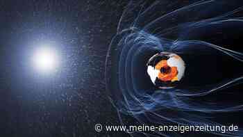 Überlebenswichtiges Magnetfeld der Erde in Bewegung