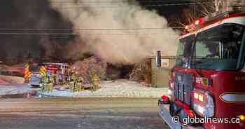 Fire breaks out Wednesday morning at unoccupied home in NW Calgary