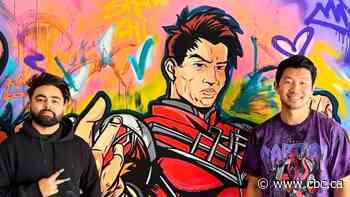 An Edmonton artist pinged Simu Liu about buying some art. Now there's a mural in the actor's home