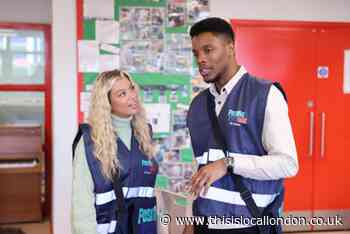 Strictly Come Dancing star Molly Rainford visits Ilford school