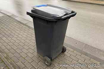 Stehen gebliebene Restmülltonnen sollen am Samstag geleert werden