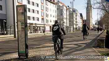 Braunschweig: Zählsäule zeigt Radfahrer-Aufkommen in Innenstadt