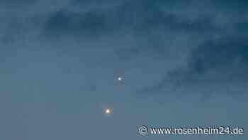 Zwei „Helle Sterne“ am Abendhimmel – Venus „überholt“ Jupiter