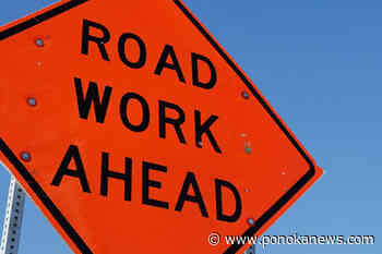 Temporary road closure in Ponoka