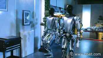 Tesla Shows Walking Optimus Robot at Investor Day video     - CNET