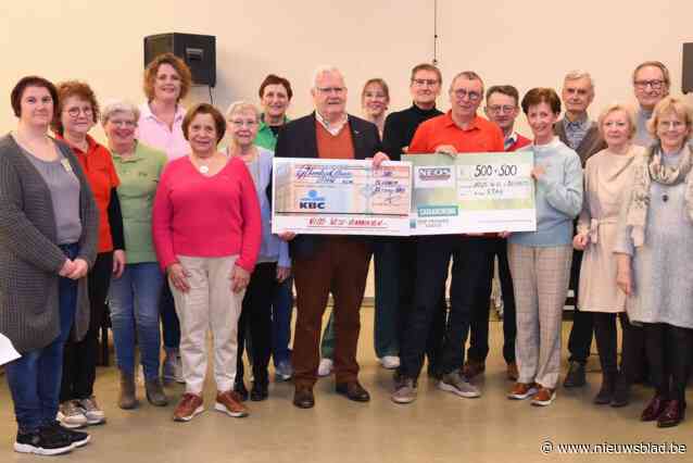 Neos schenkt 1.000 euro aan vzw Trefpunt Stan