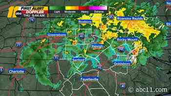 LIVE RADAR: Rain returns, severe weather risk of downpours and damaging winds on Friday