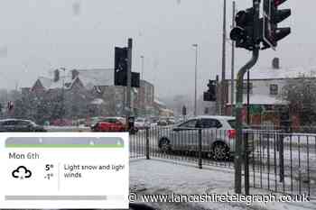 Snow set to hit Blackburn as temperatures drop