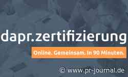 dapr.zertifizierung in 90 Minuten – neuer Service für Arbeitgeber