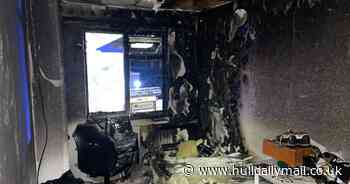 Fire brigade warning after phone charger malfunction fire wrecks house