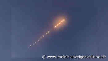 Unerklärliche Lichtspur am Himmel: Behörden rätseln
