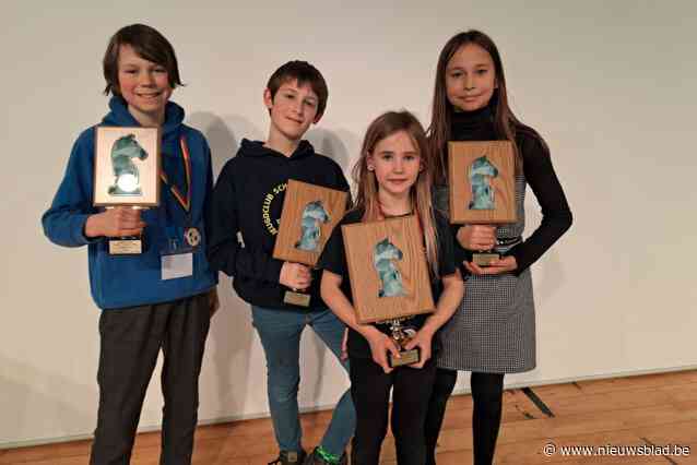 Jeugdschakers scoren podiumplaatsen tijdens Belgisch kampioenschap