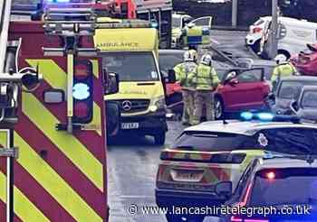 Pensioner, 81, involved in multi-vehicle in Clitheroe crash dies