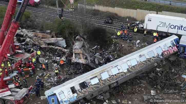 Greece train crash death toll rises to 57 amid search