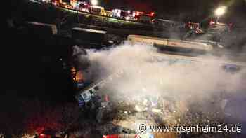 Mindestens 57 Tote nach Zugunglück in Griechenland: Bilder zeigen Ausmaß