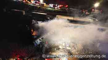 Mindestens 57 Tote nach Zugunglück in Griechenland: Bilder zeigen Ausmaß