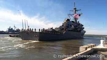 Rope tied to resemble a noose found on USS Laboon in Norfolk, Navy confirms