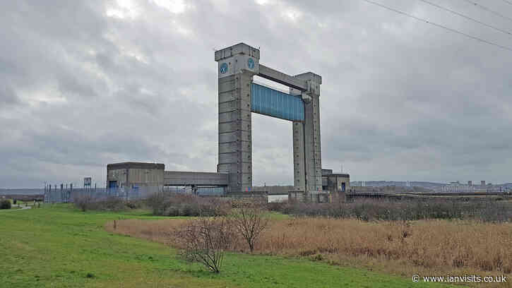 Medieval law requires a bundle of straw to be hung from the Barking flood barrier
