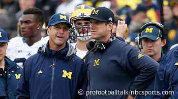 John Harbaugh: I think Jim Harbaugh is probably at Michigan for life