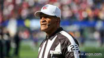 Longtime NFL referee Boger retiring, league says