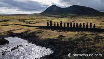 New Easter Island statue found in volcanic crater's dry lake