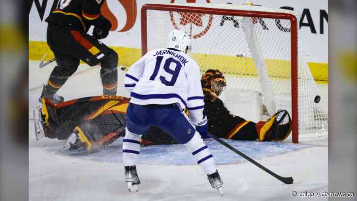 Calle Jarnkrok scores game-winner for Toronto Maple Leafs in 2-1 win over Calgary Flames