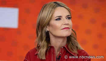 Savannah Guthrie tests positive for Covid during live 'TODAY' broadcast