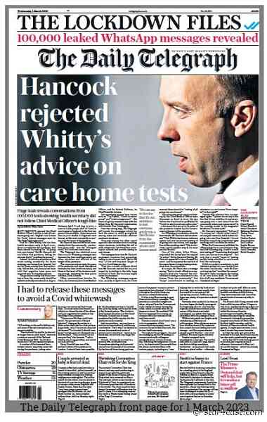 Matt Hancock – outed by his rescuer