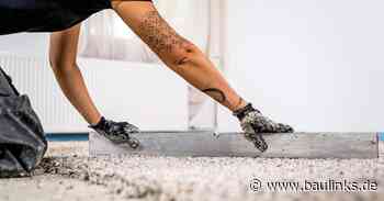 Bodenaufbau: Neues Uzin Turbolight-System jetzt auf Gipsbasis mit 60% geringerem CO₂-Ausstoß