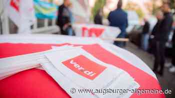 Verdi stimmt sich auf Großkundgebung in Augsburg am Dienstag ein