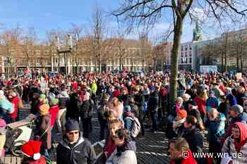 Polizei: 2500 Teilnehmer bei Kundgebung zum Klimastreik in Münster