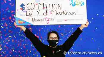 Ontario caregiver says 'body went numb' after winning $60M Lotto Max jackpot
