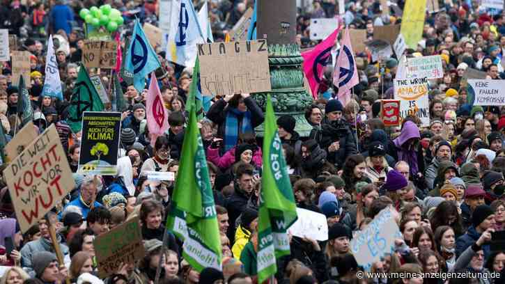 Klima-Kundgebung in München mit fünfstelliger Teilnehmerzahl