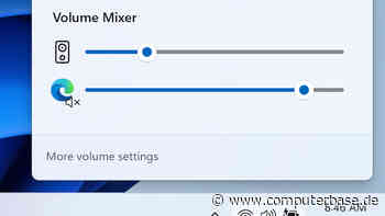Windows 11: Microsoft testet individuelle Lautstärke pro App