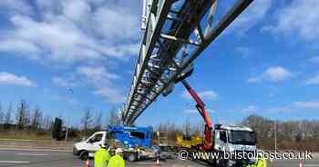 M5 to close overnight in Bristol for repairs after tipper lorry crash