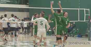U Sask. Huskies men’s volleyball team embraces underdog role in playoffs