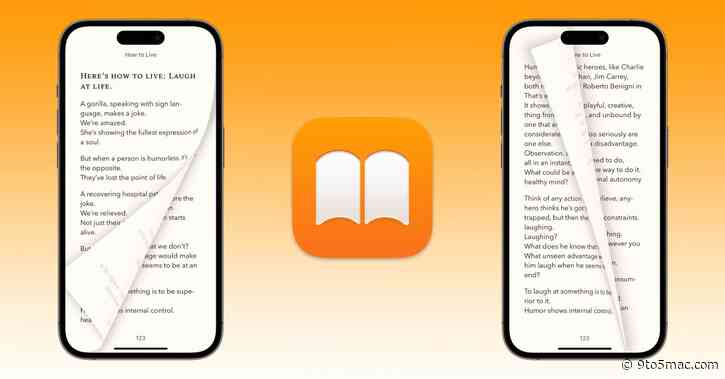 The classic Apple Books page turn animation is back in iOS 16.4, here’s how it works