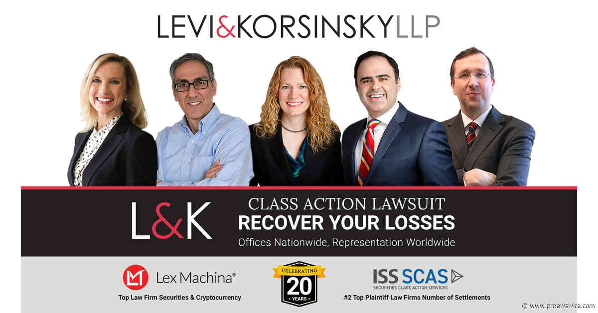 SHAREHOLDER ALERT: Levi &amp; Korsinsky, LLP Notifies Investors It Has Filed a Complaint to Recover Losses Suffered by Lumen Technologies, Inc. Shareholders and Sets a Lead Plaintiff Deadline of May 2, 2023