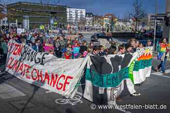 Mehr als 1000 Menschen bei Klimademo in Bielefeld