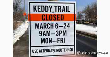 Intermittent closures on portion of Hamilton’s Keddy Access bicycle trail start Monday