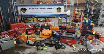 2 arrested after Bancroft OPP recover $60,000 worth of stolen construction tools