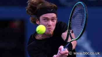 Dubai Tennis Championship: Russian Andrey Rublev calls for peace after reaching final